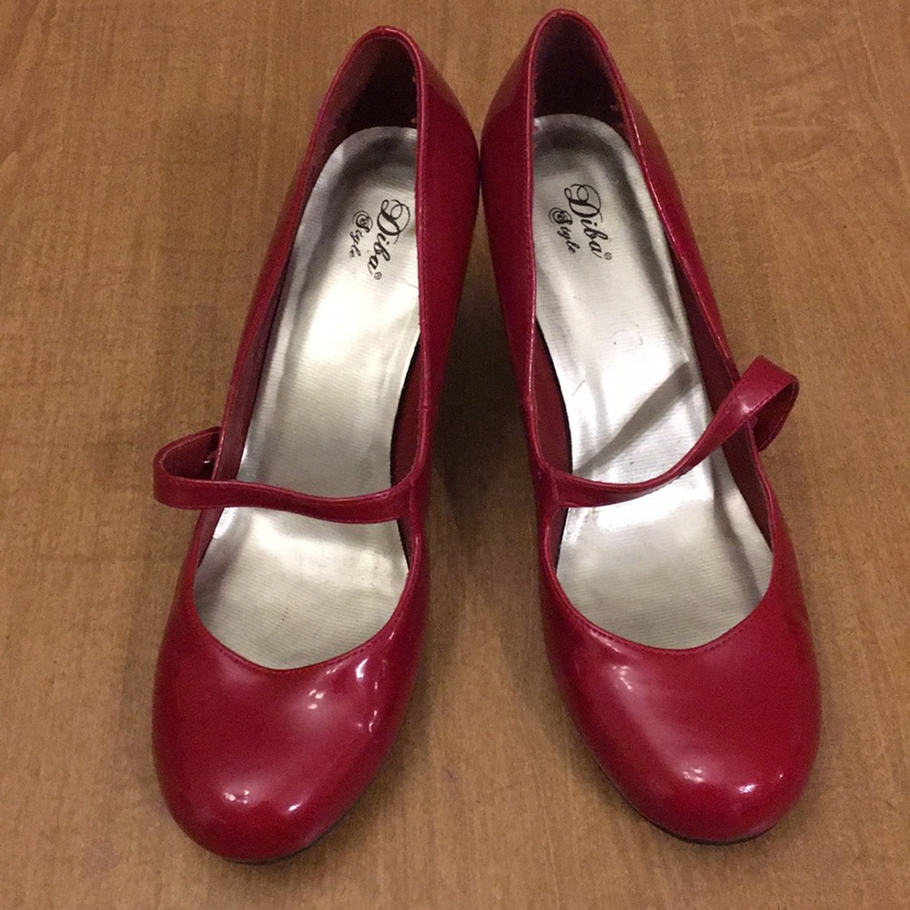 Women’s Red Patent Leather High Heels